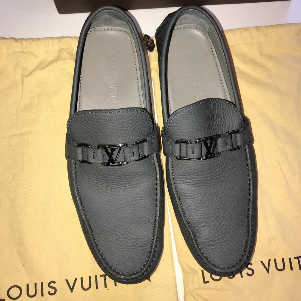 Authentic Men’s Louis Vuitton Loafer (Grey) SZ 10